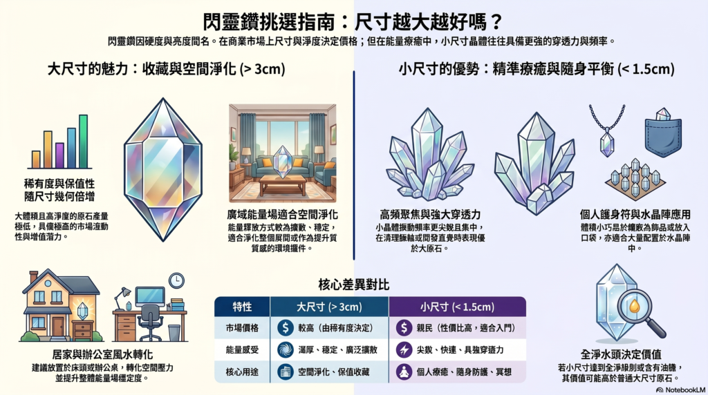 閃靈鑽的尺寸越大会越值錢嗎？