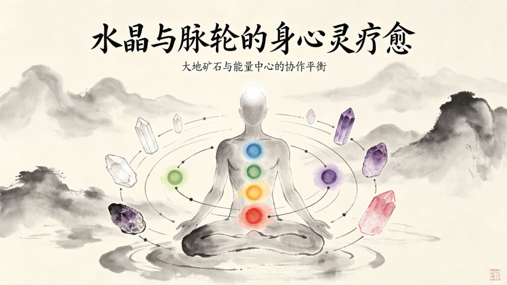 幫助您如何利用大地生成的礦石（水晶）與身體的能量中心（脈輪）相互協作，以達到身、心、靈的平衡與療癒。