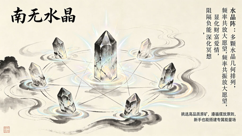 水晶陣怎麼擺放與搭配
