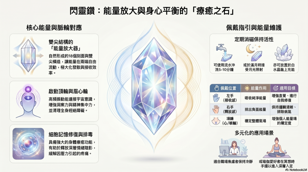 閃靈鉆能量放大與身心平衡療愈之石