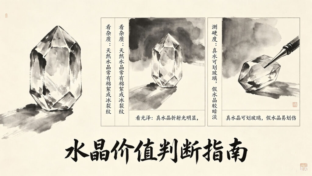 如何判斷一顆水晶的真實價值？